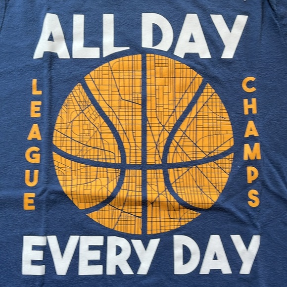 Boys basketball T-shirt bundle - holiday - blue & green size 10/12 - Picture 12 of 14